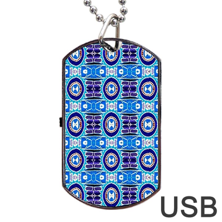 E 6 1 Dog Tag USB Flash (One Side)