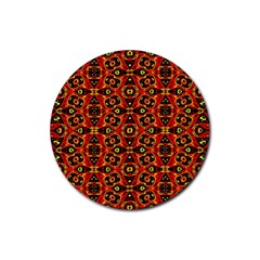 Rby 31 Rubber Round Coaster (4 Pack)  by ArtworkByPatrick