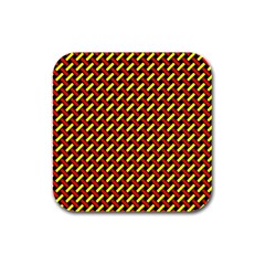 Rby 32 Rubber Square Coaster (4 Pack)  by ArtworkByPatrick