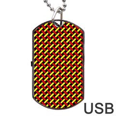 Rby 32 Dog Tag Usb Flash (one Side) by ArtworkByPatrick