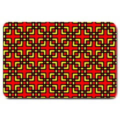 Rby 34 Large Doormat  by ArtworkByPatrick