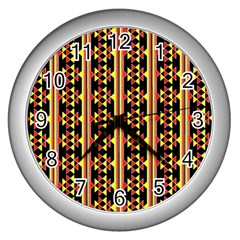 Rby 39 Wall Clock (silver) by ArtworkByPatrick