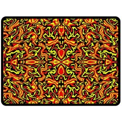 Rby 41 Fleece Blanket (large)  by ArtworkByPatrick