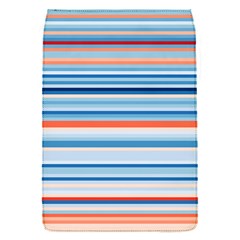 Blue And Coral Stripe 2 Removable Flap Cover (s) by dressshop