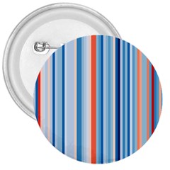 Blue And Coral Stripe 1 3  Buttons by dressshop