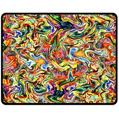 Ornament 1 Double Sided Fleece Blanket (medium)  by ArtworkByPatrick