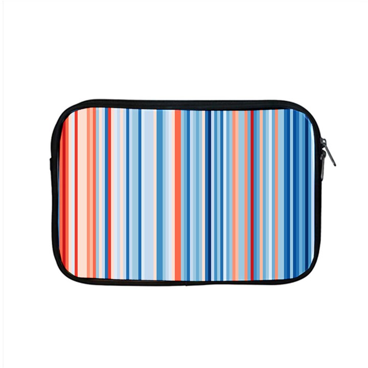 Blue And Coral Stripe 1 Apple MacBook Pro 15  Zipper Case