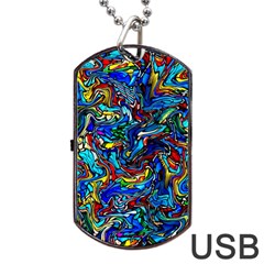 F 3 Dog Tag Usb Flash (one Side) by ArtworkByPatrick