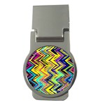 Mycolorfulchevron Money Clips (Round)  Front