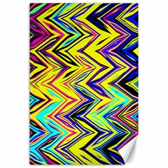 Mycolorfulchevron Canvas 24  X 36  by designsbyamerianna