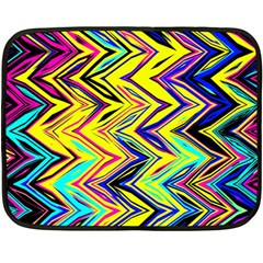 Mycolorfulchevron Fleece Blanket (mini) by designsbyamerianna