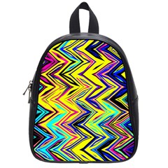 Mycolorfulchevron School Bag (small) by designsbyamerianna