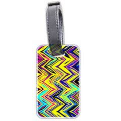 Mycolorfulchevron Luggage Tag (two Sides) by designsbyamerianna