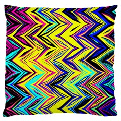 Mycolorfulchevron Large Cushion Case (one Side) by designsbyamerianna