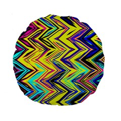 Mycolorfulchevron Standard 15  Premium Round Cushions by designsbyamerianna