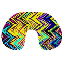 Mycolorfulchevron Travel Neck Pillow by designsbyamerianna