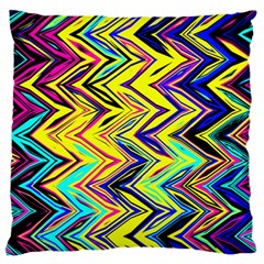 Mycolorfulchevron Standard Flano Cushion Case (one Side) by designsbyamerianna