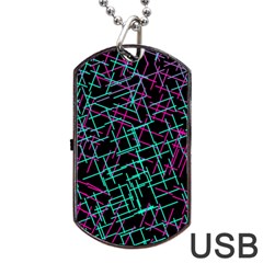 1980chaos Dog Tag Usb Flash (two Sides) by designsbyamerianna