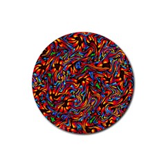 F 5 1 Rubber Round Coaster (4 pack) 