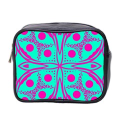 Butterfly Mini Toiletries Bag (two Sides) by designsbyamerianna