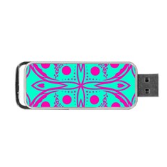 Butterfly Portable Usb Flash (two Sides) by designsbyamerianna