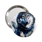 Gray Wolf - Forest King 2.25  Handbag Mirrors Front