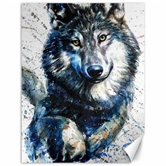 Gray Wolf - Forest King Canvas 12  X 16  by kot737