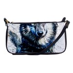 Gray Wolf - Forest King Shoulder Clutch Bag Front