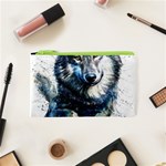 Gray Wolf - Forest King Cosmetic Bag (XS) Front