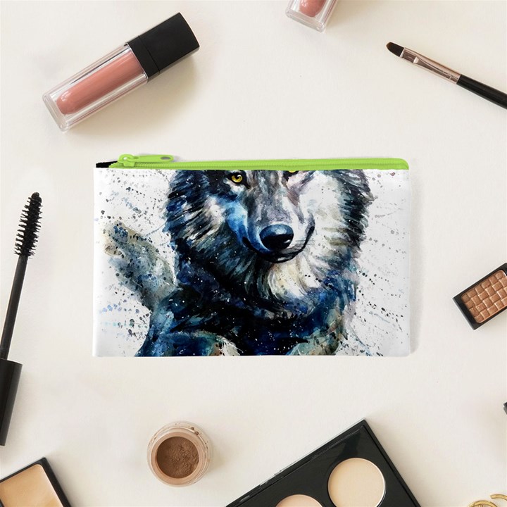 Gray Wolf - Forest King Cosmetic Bag (XS)