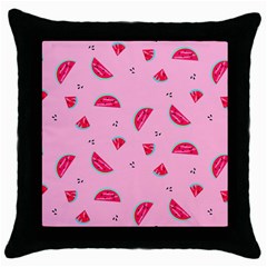 Summer Throw Pillow Case (black) by scharamo