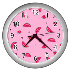 Summer Wall Clock (silver) by scharamo