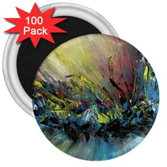 Original Abstract Art 3  Magnets (100 Pack) by scharamo