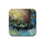 Original Abstract Art Rubber Coaster (Square)  Front