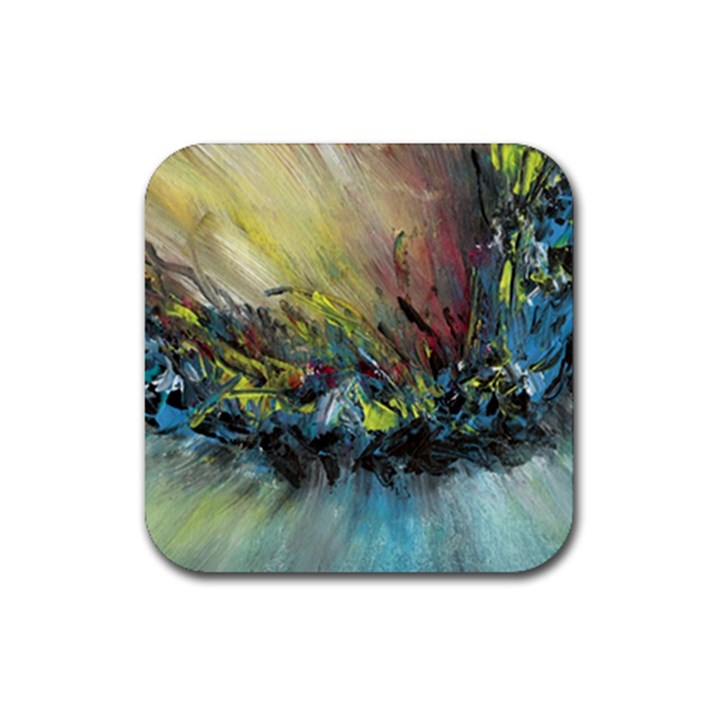 Original Abstract Art Rubber Coaster (Square) 