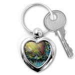 Original Abstract Art Key Chain (Heart) Front