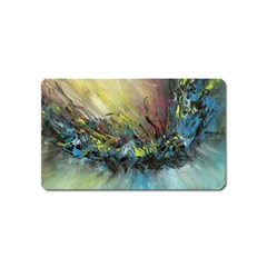 Original Abstract Art Magnet (name Card) by scharamo