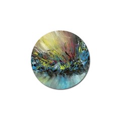 Original Abstract Art Golf Ball Marker by scharamo