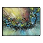 Original Abstract Art Double Sided Fleece Blanket (Small)  45 x34  Blanket Back