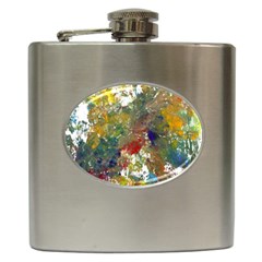 Original Abstract Art Hip Flask (6 Oz) by scharamo