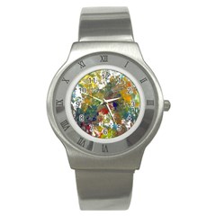 Original Abstract Art Stainless Steel Watch by scharamo