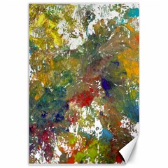 Original Abstract Art Canvas 12  X 18  by scharamo