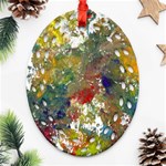 Original Abstract Art Ornament (Oval Filigree) Front