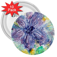 Original Abstract Art 3  Buttons (10 Pack)  by scharamo