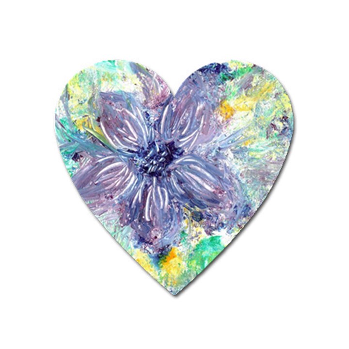 Original Abstract Art Heart Magnet