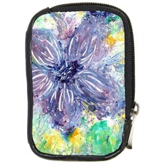 Original Abstract Art Compact Camera Leather Case by scharamo