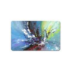 Original Abstract Art Magnet (name Card) by scharamo