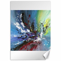 Original Abstract Art Canvas 12  X 18  by scharamo