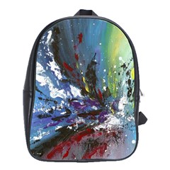 Original Abstract Art School Bag (large) by scharamo