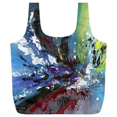 Original Abstract Art Full Print Recycle Bag (xl) by scharamo